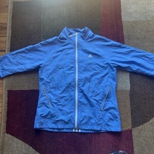 Adidas Light Blue Zip-Up Jacket
